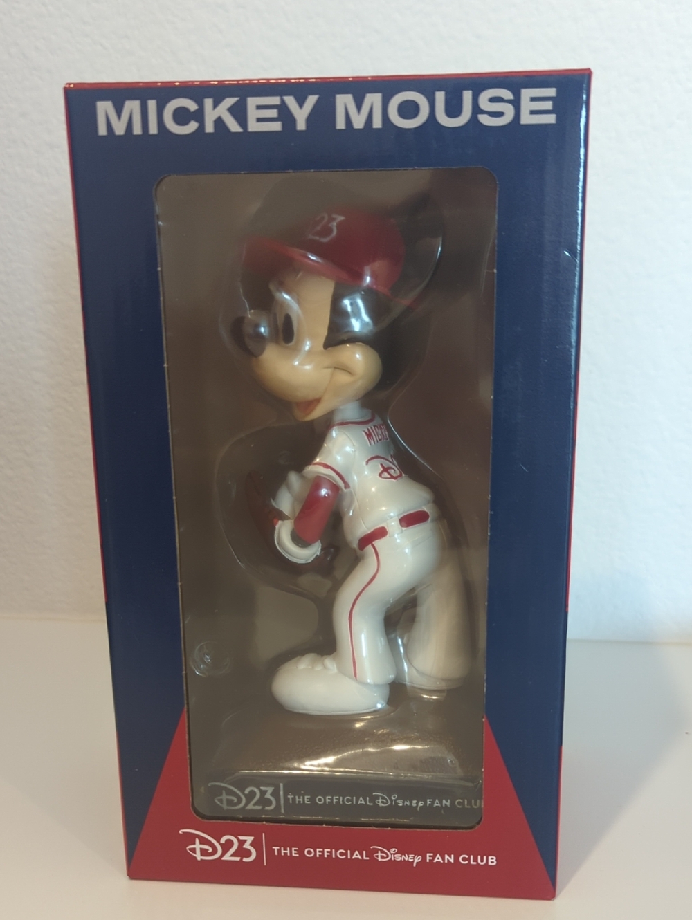 D23 Day 2024 Mickey Mouse Baseball Bobblehead Angel Stadium